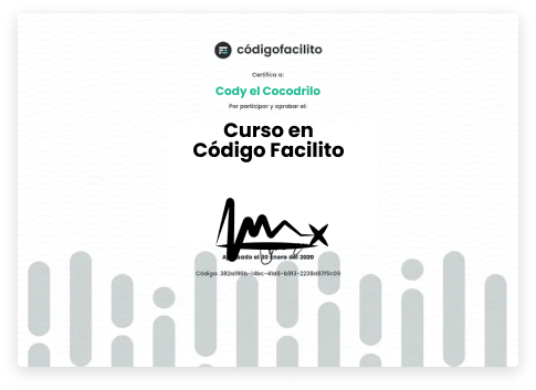 Nuevo Certificado Curso De Programaci N Orientada A Objetos